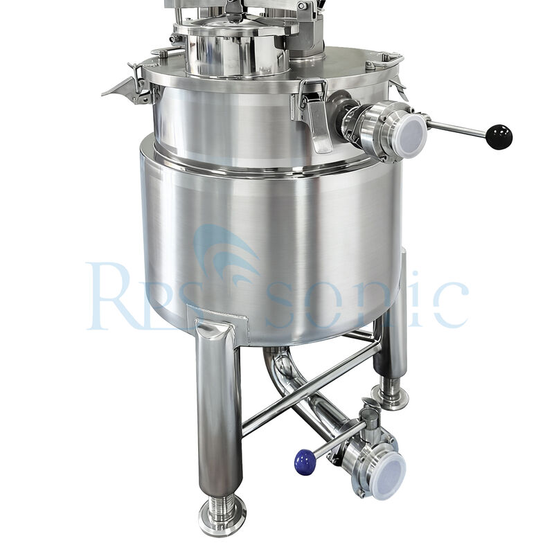 Ultrasone mixing extraction homogenizer machine voor de cosmetica-industrie met 30L Jacketed staal tank